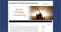 Desktop Screenshot of kinnerchristiancounseling.com